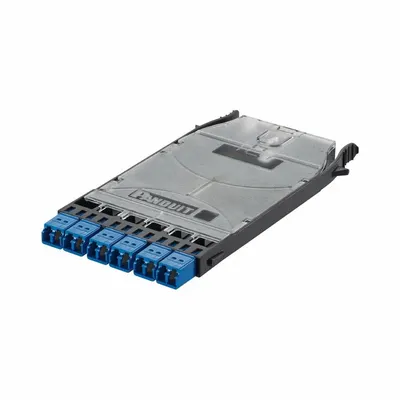 PANDUIT FHS9N-12-10P OS2 MPO Cassette, Blue, 6 MPO-APC Male - Fiber Optic MPO Cassettes