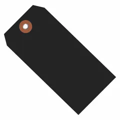 These plastic shipping tags measure 6 1/4 inches in height and 3 1/8 inches in width, with a #8 size designation. Supplied in packs of 100, the plastic material resists tearing and moisture. Suitable for labeling packages, pallets, or products during transport and storage in industrial shipping, warehousing, and logistics.