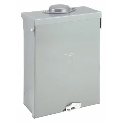 SQUARE D Load Center: 100 A Amps, 120/240V AC, 8 Spaces, 10kA, 8 Max. No. of Tandem Breakers - Square D QO - Main Lug Load Centers