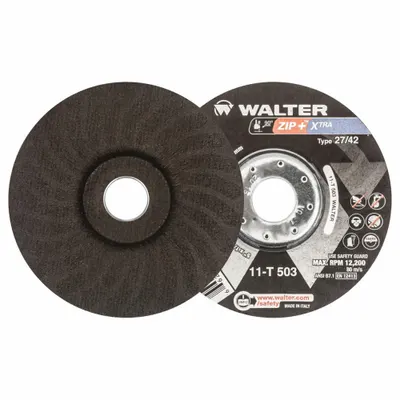 WALTER SURFACE TECHNOLOGIES ZIP+XTRA General Purpose Cut-Off Wheel - General Purpose Cut-Off Wheels for Carbon & Stainless Steel