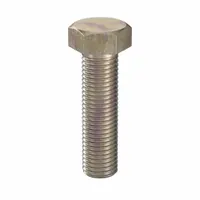 M20 metric hex head cap screw, 75 mm long, fully threaded, made from Class 10.9 steel with a zinc yellow finish. Meets DIN 933 dimensional standards and ISO 898 material quality standards. Suitable for high-strength bolting applications in machinery, structural assemblies, and automotive components. Sold in a 10-pack