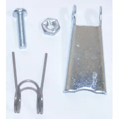 This latch assembly is a replacement kit for hoist hooks on Coffing series electric chain hoists. It is rated for a compatible load capacity of 2,000 lb and is identified by manufacturer part number H7540. The assembly ensures secure load retention during lifting operations in industrial environments.