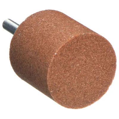 NORTON W238 General Purpose Mounted Point, 1-1/2 in Dia, 60 Grit, Aluminum Oxide - General Purpose Mounted Points for Carbon Steel