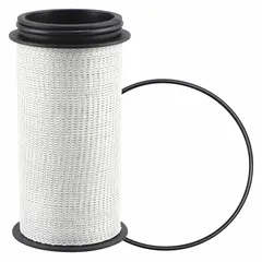 Cartridge crankcase ventilation filter with 2 1/4 in outside diameter (bottom type) and 1 3/4 in inside diameter. Cellulose media with included O-ring. Used in engine crankcase ventilation systems to filter blow-by gases.