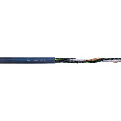 CHAINFLEX Control Cable: 22 AWG, 5 Conductors, Order by the Foot, TPR Jacket - Continuous Flexing Control Cables