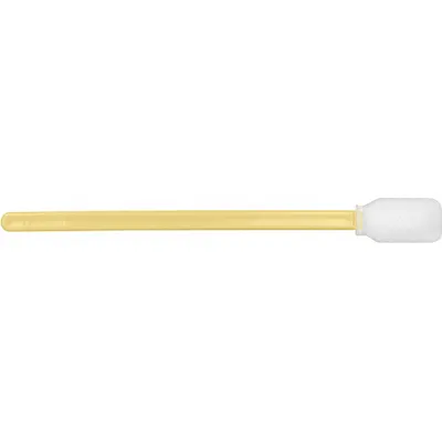 BERKSHIRE Swab: Foam, 4 7/8 in Overall Lg, 31/32 in Tip Lg, 4 in Handle Lg, 1/2 in Tip Wd - Cleanroom Swabs & Applicators