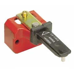 The OMRON D4BS-K3 is an adjustable-mounting straight actuating key from the D4BS Series, designed for use with safety-interlock switches. It features a straight key profile and adjustable mounting configuration, suitable for applications such as industrial machinery guarding and conveyor systems.