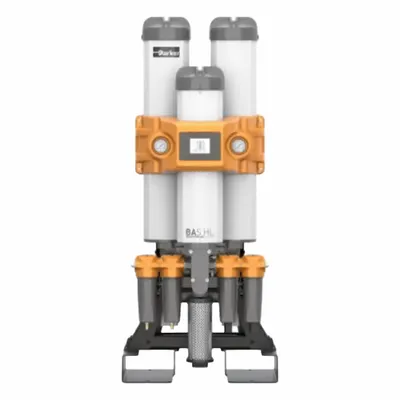 PARKER Breathing Air Dryer: 41 cfm Flow Rate, IP55, 1/2 in NPT, 41°F to 95°F, 58 psig to 232 psig - Compressed Breathing Air Purifiers