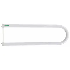 This T8 fluorescent U-bend lamp features a medium bi-pin (G13) base and 6-inch leg spacing. With a color temperature of 3500K, it is suited for commercial and industrial fixtures such as office troffers and retail displays. Not shatter-resistant.