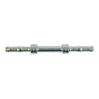 In-line splicer for repairing or extending pneumatic tubing and hoses in fleet and vehicle maintenance. Provides a secure connection for air brake lines, fuel hoses, and similar applications without replacing the entire assembly