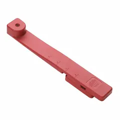 This nylon siding facing gauge is used by siding installers to ensure accurate alignment of siding panels during installation. Its nylon construction provides a non-marring surface suitable for vinyl, wood, and fiber-cement siding applications.