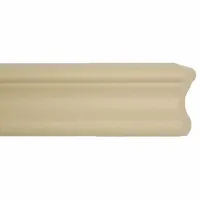 ACROVYN Accent Rail: FR-251, PETG, Beige, 2 1/2 in Overall Ht, 9 1/2 ft Overall Lg (MPN FR251103N)