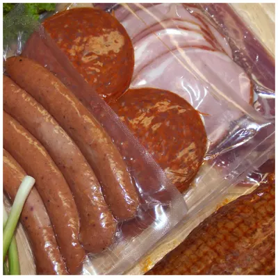 OEM Vacuum Sealer Bag: 7 in Overall Wd, Clear, Triple Seal, FDA/USDA, 3 mil Thick - Vacuum Pack Bags