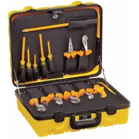 KLEIN TOOLS Insulated Tool Kit: Insulated, 13 Total Pcs, Tool Case (MPN 33525)
