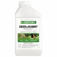 LIQUID FENCE Deer and Rabbit Repellent: Targets Deer/Rabbits, 5,000 sq ft Coverage Area, Liquid Form (MPN HG-71106)