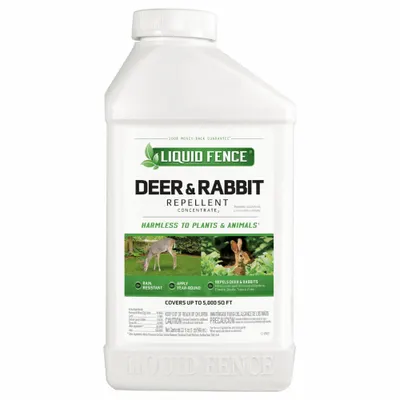 LIQUID FENCE HG-71106 Rabbit Repellent, Liquid, 5,000 sq ft Coverage - Wildlife Repellents