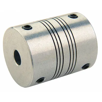 RULAND MANUFACTURING Motion Control Coupling: 3° Angular Misalignment, 5 mm Bore Dia 1, Set Screw - High-Precision Set Screw Beam Shaft Couplings