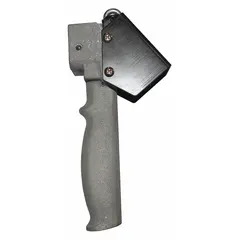 Handle assembly for Dayton air chain hoists. Used as a replacement service component to maintain or repair the hoist control handle. Suitable for industrial lifting applications requiring periodic part replacement.
