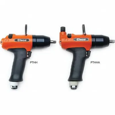 CLECO Nutrunner: Heavy Duty, Right Angle, 3/8 in Drive, Pin Detent - Pulse Air-Powered Nutrunners