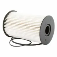 Spin-on fuel/water separator for diesel fuel systems. 12 in overall length, 3 3/4 in outside diameter. Plastic media material. Removes water and contaminants to protect injectors and engine components