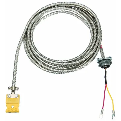 TEMPCO Extension Lead: Extension Lead, 900°F Max Temp °F, 482°C Max Temp °C, Male - General Purpose Thermocouple Extension Leads