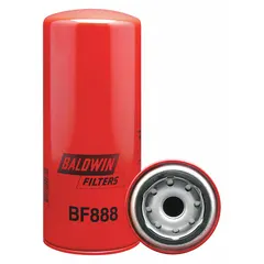 Cellulose media spin-on fuel filter with integral post seal. Outside diameter 3 11/16 in, thread size 7/8"-14. Used in diesel fuel systems for buses and Navistar applications.