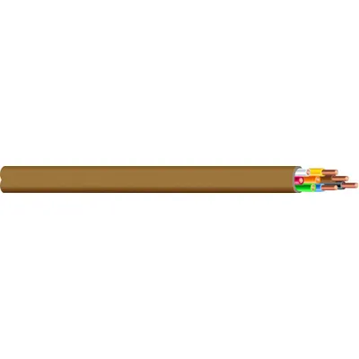 SOUTHWIRE Thermostat Wire: 18 AWG Conductor Size, 8 Conductors, 250 ft Overall Lg - Nonplenum-Rated Thermostat Wires
