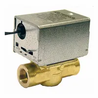 Motorized Zone Valve: 3.5 Cv Flow Rate, 2-Way, 1/2 in Female NPT, Spring Return, NC, On/Off Signal (MPN V8043A1227)