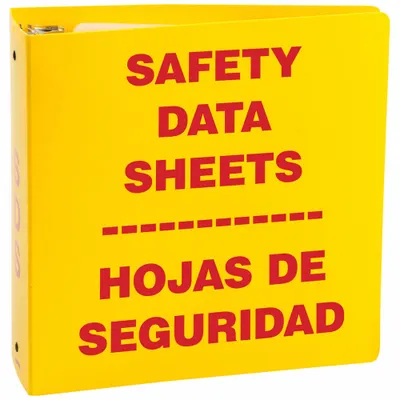 BRADY Binder: Safety Data Sheets/Hojas de Seguridad