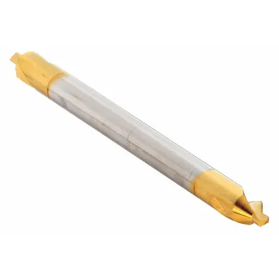 KEO Center Drill: Plain Type, #1, 60°, 5 in Overall Lg - Plain-Tip Center Drills