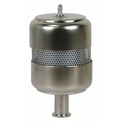WELCH Exhaust Filter: 99.9% Efficiency, 5 in Outside Dia - Vacuum Pump Exhaust Filters