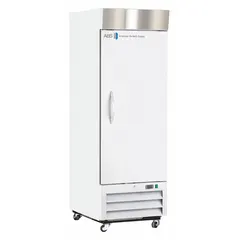 AMERICAN BIOTECH SUPPLY Lab Refrigerator: 23 cu ft, Upright, 1°C to 10°C, 34 3/4 in Overall Dp, Temp (MPN ABT-HC-SLS-23). Key specifications — Door Opening Style: Right; Color: White; Alarm Type: Temperature; Manufacturer Part Number: ABT-HC-SLS-23; Brand: AMERICAN BIOTECH SUPPLY; Product Type: Lab Refrigerator; Door Type: Swing Solid; Refrigerant Type: R-290.