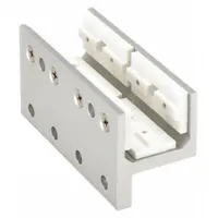 Linear Bearing: 10 Series, 4 in L x 1 5/8 in W x 1 31/32 in H, Silver, Single Flanged, Std, Anodized (MPN 6416)