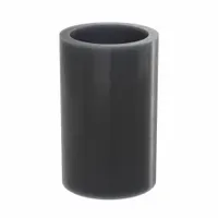 BUNTING BEARINGS Sleeve Bearing: PTFE, 1/2 in Bore, 5/8 in OD, 1 in Overall Lg, Dark Gray, 3 PK (MPN BNW081008)