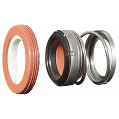 This seal kit includes a shaft seal and a Viton gasket for straight centrifugal pumps. It is designed for use with Dayton pump model 55JJ42A. The Viton gasket material provides resistance to a range of fluids in industrial fluid-handling applications.