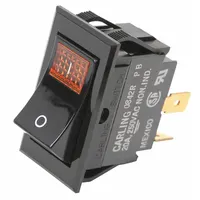 OEM replacement rocker switch for APW Wyott ovens. Controls power to heating elements or other oven functions. Consult original equipment documentation for electrical ratings