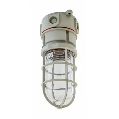 HUBBELL WIRING DEVICE-KELLEMS NVX15GHGA Vapor-Tight Light Fixture - Bulb-Dependent Jelly Jar Vapor-Tight Light Fixtures