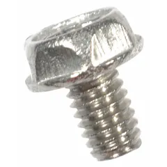 Steel screw fastener for dewatering and wastewater pumps. Used to secure pump components in industrial fluid-handling systems. Sold as a 6-pack.