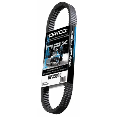 DAYCO Automotive Drive Belt: V-Belt, HPX, Cogged Belt, 28° Angle, 15/32 in Thick - HPX Series Cogged V-Belts