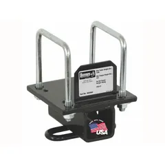 Carbon steel receiver tube with 1/2 in inside diameter and 7 1/16 in overall length. Used for mounting towing accessories such as ball mounts or cargo carriers into a vehicle's hitch receiver.