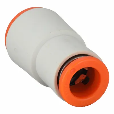 SMC KQ2H09-11A Push-to-Connect Tube Fitting, Brass, 5/16 in OD x 3/8 in OD - Polybutylene & Brass Tube Fittings