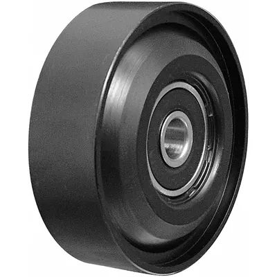 DAYCO 89150 Flat Idler Pulley, Steel, Light Duty, Serpentine - Flat Idler Pulleys for Vehicles