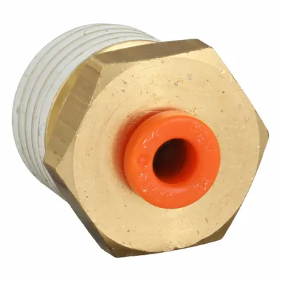 SMC KQ2H01-02AS Push-to-Connect x BSPT Brass Tube Fitting - Polybutylene & Brass Tube Fittings