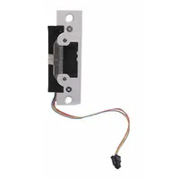 ADAMS RITE Electric Door Strike: 1 1/4 in Wd, 4 7/8 in Ht, Cylindrical/Mortise, Aluminum (MPN 7440-628)