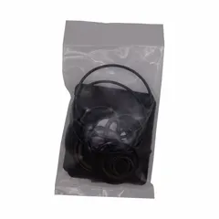 Replacement seal kit for manifold valves in hydraulic or pneumatic systems. Constructed from Nitrile material to restore sealing performance and prevent fluid leaks.