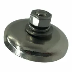 This magnet mount features a rare earth magnet with a male 1/4"-20 threaded stud for attaching cameras, sensors, or instruments to ferrous surfaces. Suitable for temporary mounting in industrial monitoring, test setups, and maintenance applications.