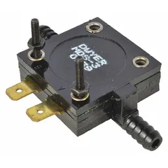 Replacement pressure gauge for HVACR systems, used to measure refrigerant or air pressure in commercial and industrial heating, ventilation, air conditioning, and refrigeration applications. Monitors system performance as a control component.