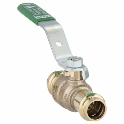 VIEGA PROPRESS 1/2 in Bronze Ball Valve, Press x Press, Lever Handle - Bronze Ball Valves