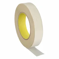 White, single-sided tape with fiberglass cloth backing and silicone adhesive. 60 yards long, 6.4 mil thick. Used for sealing and bundling in high-temperature environments, such as in automotive and roofing applications.