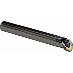 This indexable boring bar features a negative rake geometry and left-hand cutting direction. It is designed for internal turning operations such as enlarging holes, creating precise internal diameters, and finishing bores in metalworking applications.